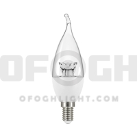 لامپ ال ای دی اشکی شفاف 7 وات افق