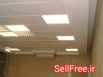 سقف کاذب- پانل نوری سقفی با تکنولوژی ال ای دی به همراه سازه- تولید، فر
