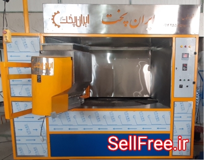 سنگک اتوماتیک، با بستر پخت چدنی و شنی