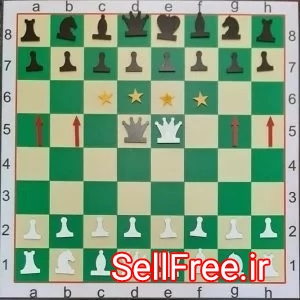 تابلو آمورش شطرنج نو 100 *100