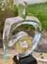 تندیس مجسمه شیشه ای کریستالی