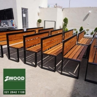 نیمکت چوبی  نیمکت پارکی  نیمکت فلزی