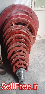 تولید و فروش انواع  قرقره و چرخ صنعتی از قطر 5 تا 80 سانتی متر