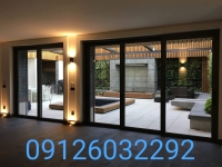 پنجره دوجداره آلومینیوم uPVC توری صادقیه
