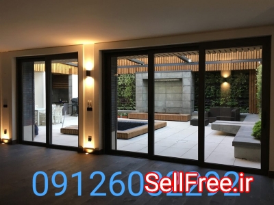 پنجره دوجداره آلومینیوم uPVC توری صادقیه