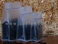 بسته قهوه یک رو شفاف