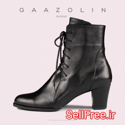 بوت پاشنه دار گازولین مشکی مدل شیراز – GAAZOLIN Shiraz BLK