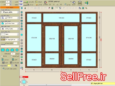 نرم افزار طراحی پنجره upvc